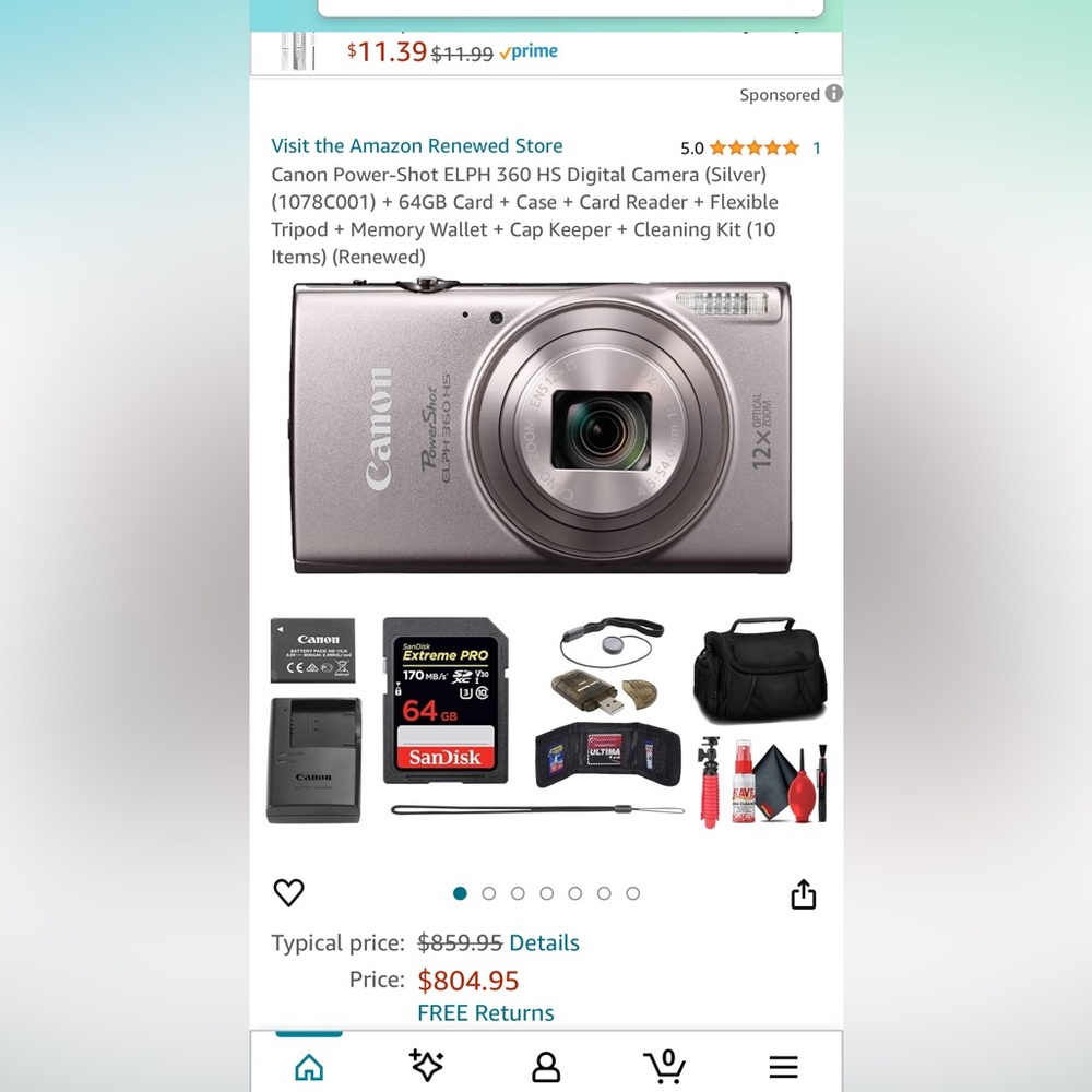 Canon power shot camera
